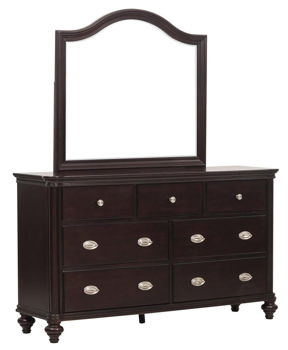 Homelegance Marston Mirror in Dark Cherry 2615DC-6 - LasVegasFurnitureOnline.com
