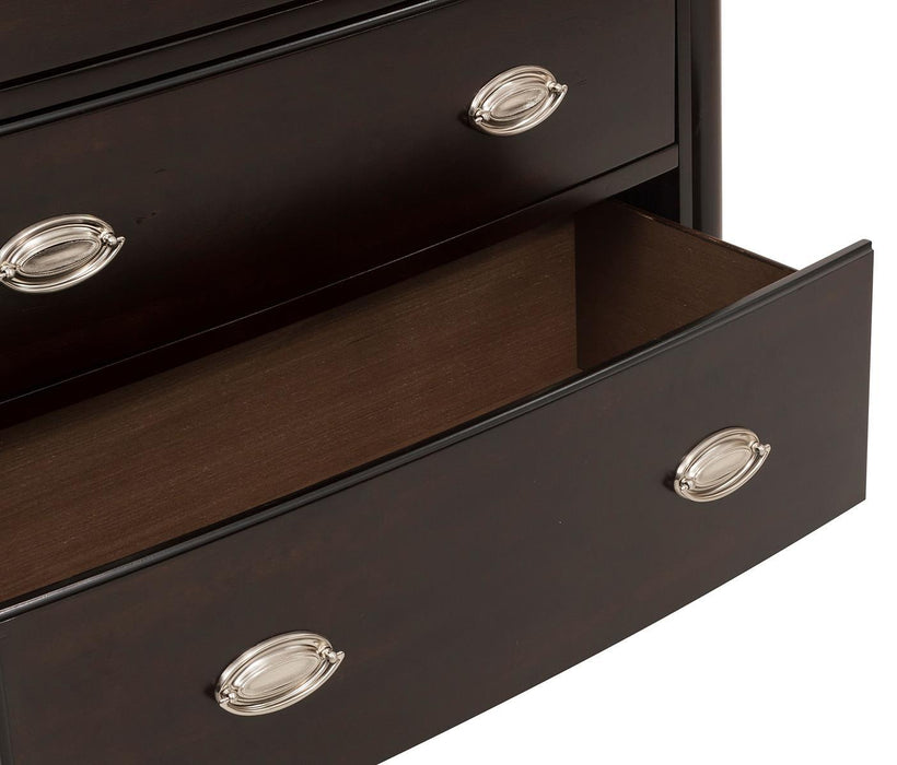 Homelegance Marston 5 Drawer Chest in Dark Cherry 2615DC-9 - LasVegasFurnitureOnline.com