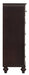 Homelegance Marston 5 Drawer Chest in Dark Cherry 2615DC-9 - LasVegasFurnitureOnline.com