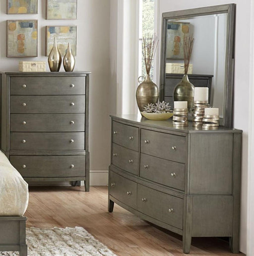 Homelegance Cotterill Mirror in Gray 1730GY-6 - LasVegasFurnitureOnline.com