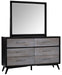 Homelegance Raku 6 Drawer Dresser in Gray 1711-5 - LasVegasFurnitureOnline.com