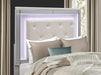 Homelegance Alonza Queen LED Panel Bed 1845LED-1 - LasVegasFurnitureOnline.com