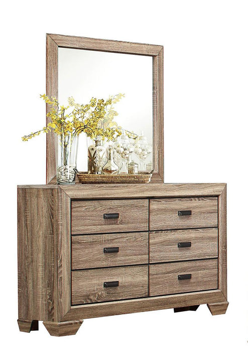 Homelegance Beechnut Mirror in Natural 1904-6 - LasVegasFurnitureOnline.com
