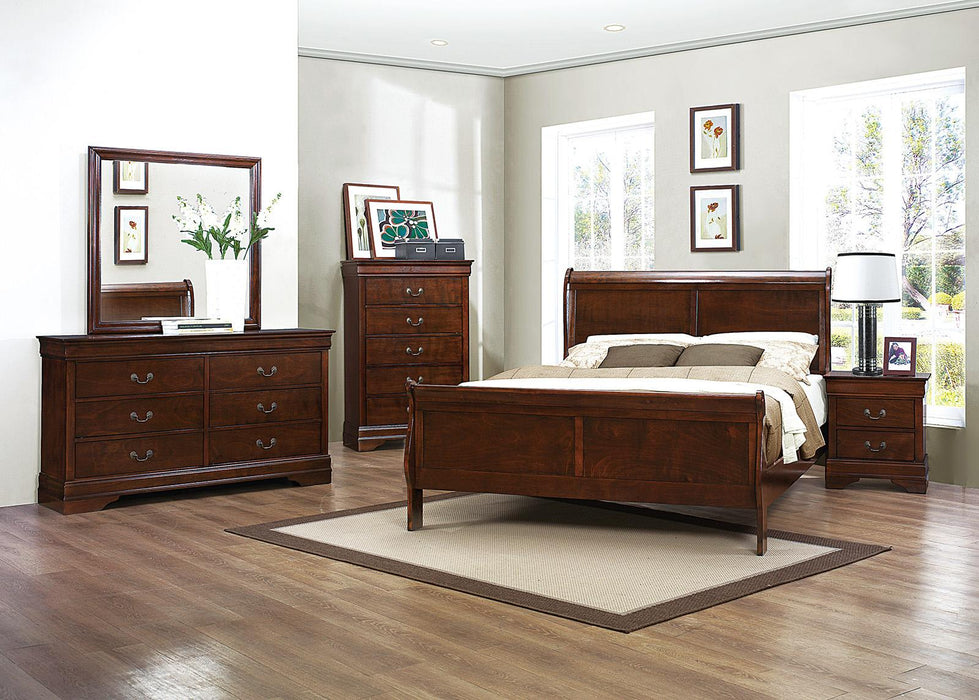 Homelegance Mayville Mirror in Brown Cherry 2147-6 - LasVegasFurnitureOnline.com