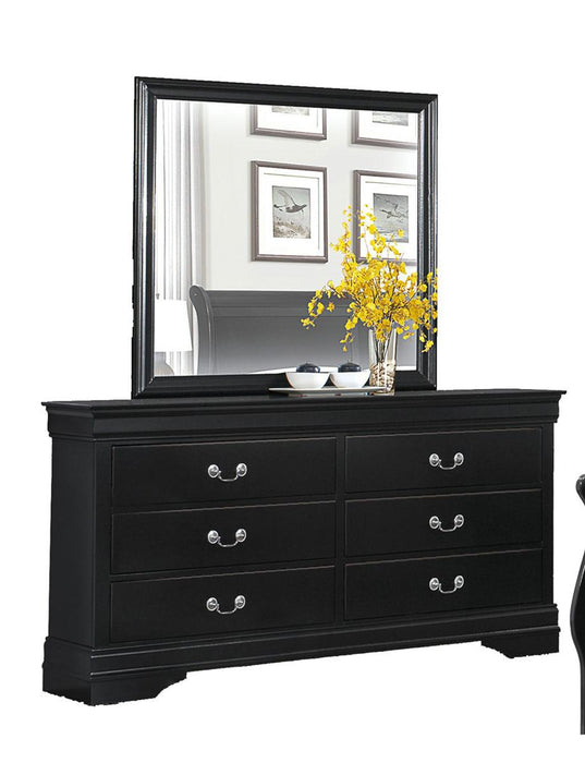 Homelegance Mayville Mirror in Black 2147BK-6 - LasVegasFurnitureOnline.com