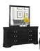 Homelegance Mayville Mirror in Black 2147BK-6 - LasVegasFurnitureOnline.com