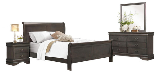 Homelegance Mayville Queen Sleigh Bed in Gray 2147SG-1 - LasVegasFurnitureOnline.com