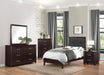Homelegance Edina Full Panel Bed in Espresso-Hinted Cherry 2145F-1 - LasVegasFurnitureOnline.com