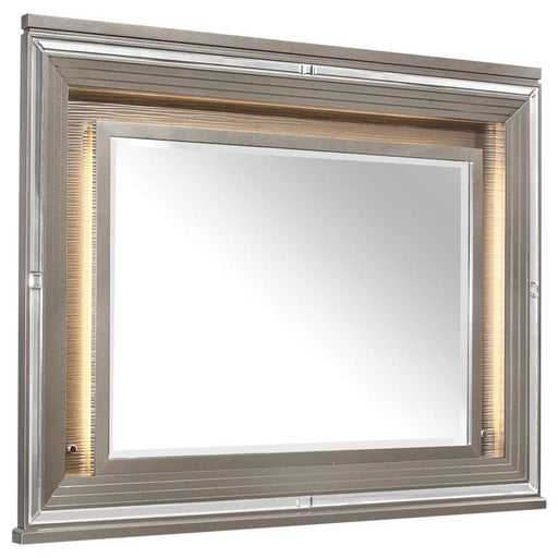 Homelegance Tamsin Mirror in Silver Grey Metallic 1616-6 - LasVegasFurnitureOnline.com