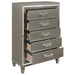 Homelegance Tamsin Chest in Silver Grey Metallic 1616-9 - LasVegasFurnitureOnline.com
