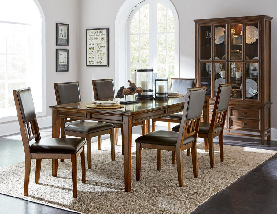 Homelegance Frazier Park Dining Table in Dark Cherry 1649-82 - LasVegasFurnitureOnline.com