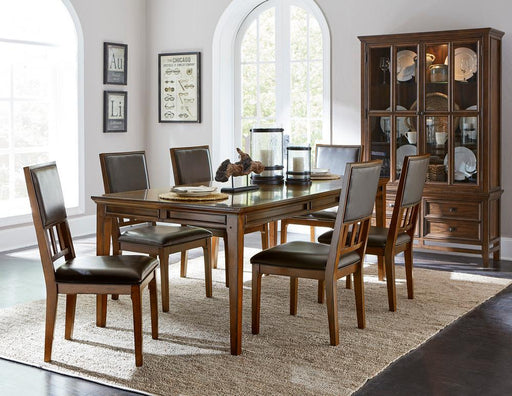 Homelegance Frazier Park Buffet and Hutch in Dark Cherry 1649-50* - LasVegasFurnitureOnline.com
