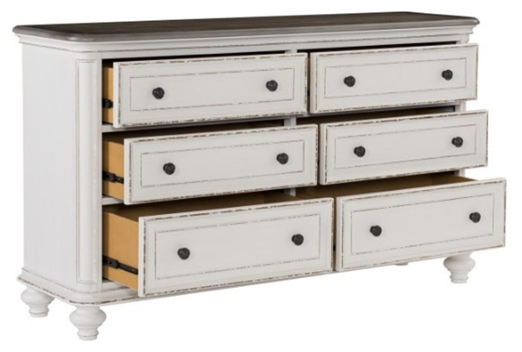 Homelegance Baylesford Dresser in Two Tone 1624W-5 - LasVegasFurnitureOnline.com