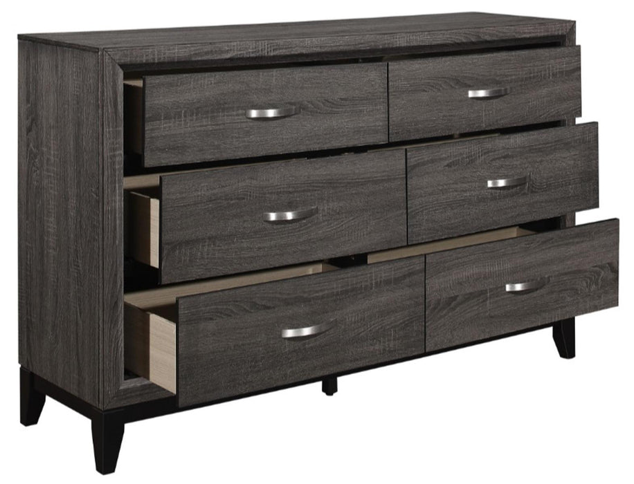 Homelegance Davi Dresser in Gray 1645-5 - LasVegasFurnitureOnline.com