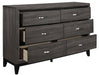 Homelegance Davi Dresser in Gray 1645-5 - LasVegasFurnitureOnline.com