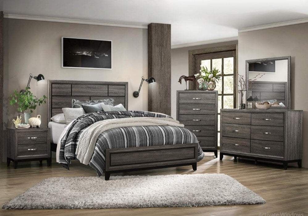 Homelegance Davi Mirror in Gray 1645-6 - LasVegasFurnitureOnline.com
