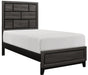 Homelegance Davi Twin Panel Bed in Gray 1645T-1* - LasVegasFurnitureOnline.com