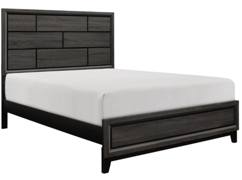 Homelegance Davi King Panel Bed in Gray 1645K-1EK* - LasVegasFurnitureOnline.com