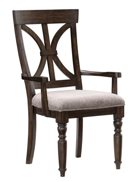 Homelegance Cardano Arm Chair in Charcoal (Set of 2) - LasVegasFurnitureOnline.com