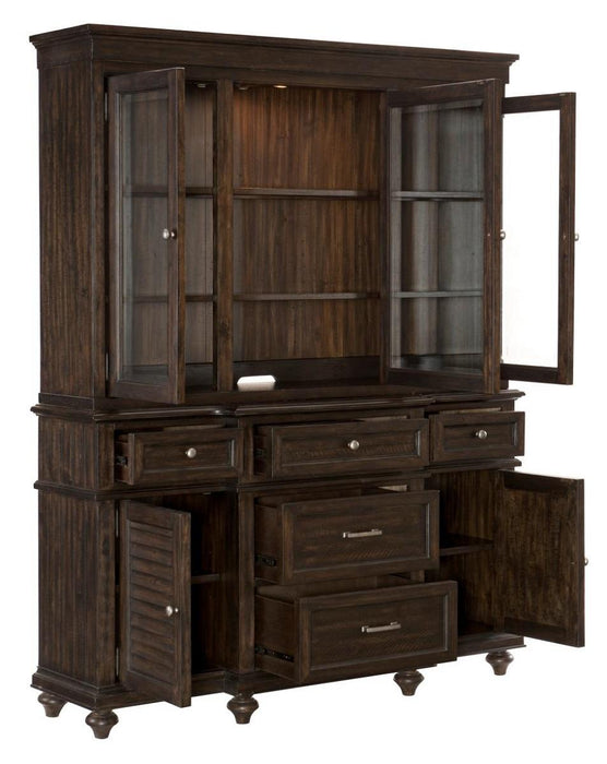 Homelegance Cardano Buffet & Hutch in Charcoal 1689-50* - LasVegasFurnitureOnline.com