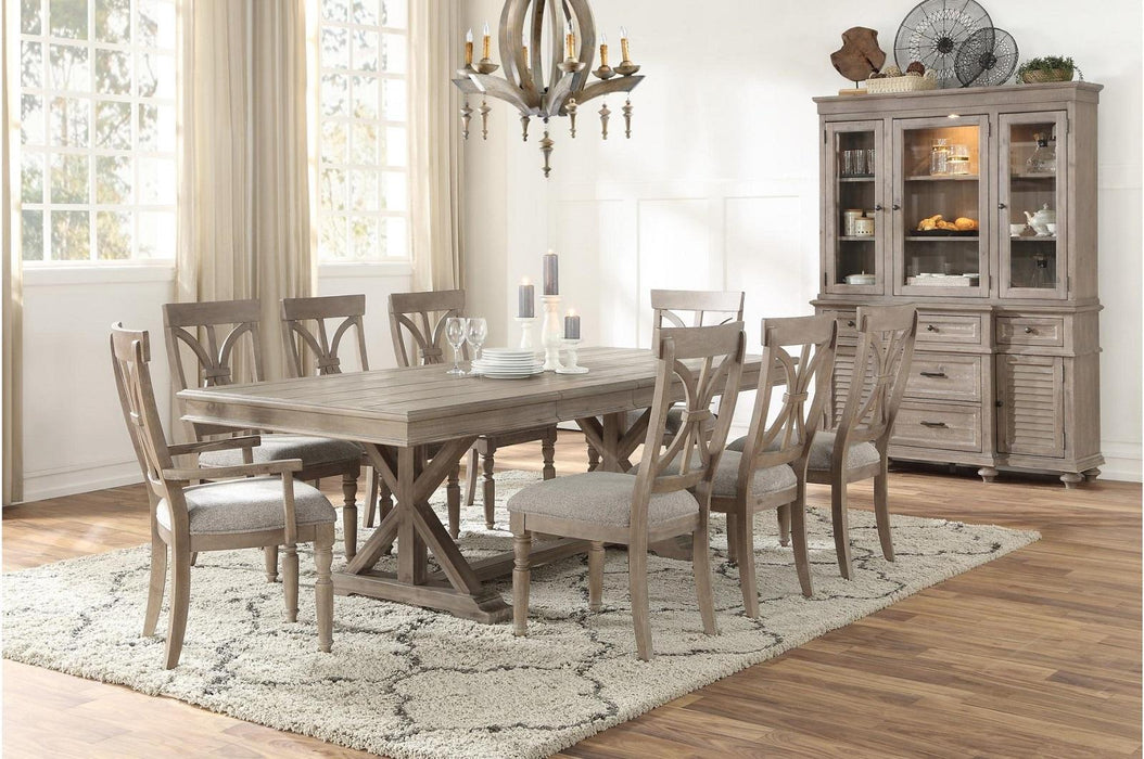 Homelegance Cardano Dining Table in Light Brown 1689BR-96*