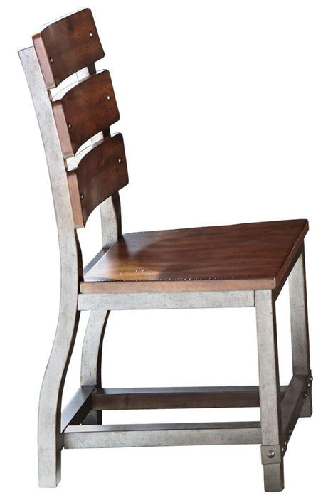 Homelegance Holverson Side Chair in Rustic Brown (Set of 2) - LasVegasFurnitureOnline.com