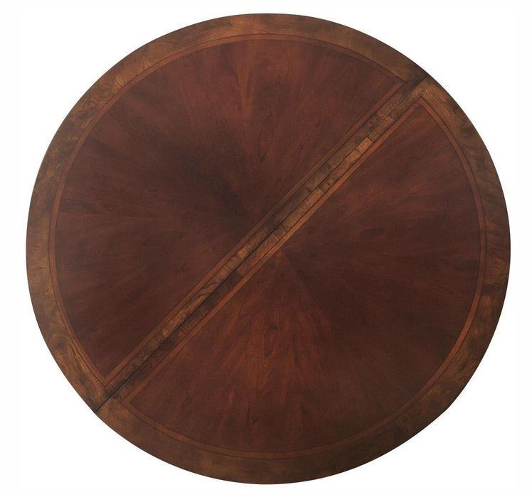 Homelegance Deryn Park Round Dining Table in Dark Cherry 2243-76* - LasVegasFurnitureOnline.com