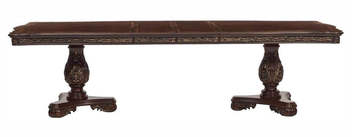 Homelegance Deryn Park Dining Table in Dark Cherry 2243-114* - LasVegasFurnitureOnline.com