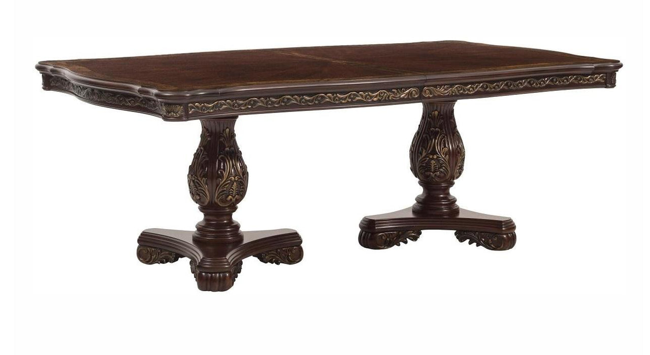 Homelegance Deryn Park Dining Table in Dark Cherry 2243-114* - LasVegasFurnitureOnline.com