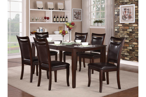 Homelegance Maeve Dining Table in Dark Cherry 2547-72 - LasVegasFurnitureOnline.com