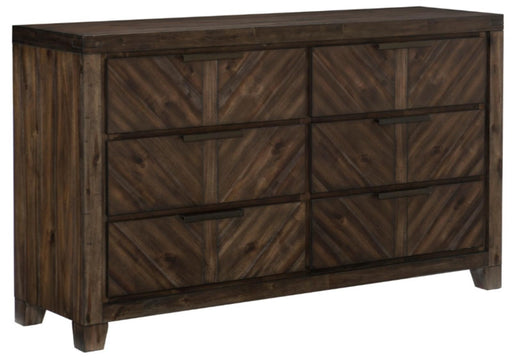 Homelegance Parnell Dresser in Rustic Cherry 1648-5 - LasVegasFurnitureOnline.com