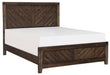 Homelegance Parnell King Panel Bed in Rustic Cherry 1648K-1EK* - LasVegasFurnitureOnline.com