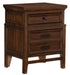 Homelegance Frazier Nightstand in Dark Cherry 1649-4 - LasVegasFurnitureOnline.com