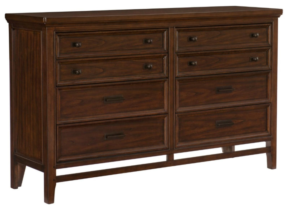 Homelegance Frazier Dresser in Dark Cherry 1649-5 - LasVegasFurnitureOnline.com