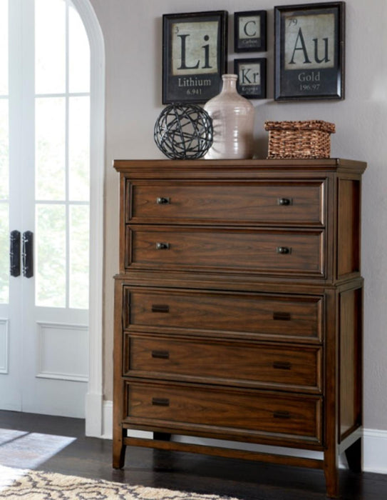 Homelegance Frazier Chest in Dark Cherry 1649-9 - LasVegasFurnitureOnline.com