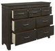 Homelegance Blaire Farm Dresser in Saddle Brown Wood 1675-5 - LasVegasFurnitureOnline.com