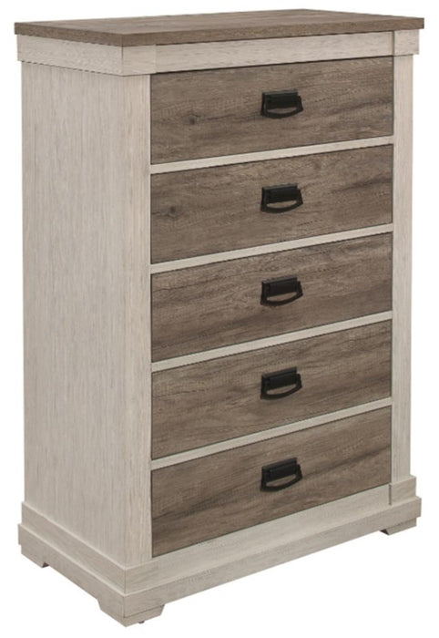 Homelegance Arcadia Chest in White & Weathered Gray 1677-9 - LasVegasFurnitureOnline.com