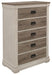 Homelegance Arcadia Chest in White & Weathered Gray 1677-9 - LasVegasFurnitureOnline.com