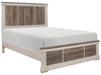 Homelegance Arcadia Full Panel Bed in White & Weathered Gray 1677F-1* - LasVegasFurnitureOnline.com