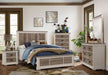 Homelegance Arcadia Nightstand in White & Weathered Gray 1677-4 - LasVegasFurnitureOnline.com