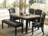 Homelegance Cristo 49" Bench in Dark Espresso 5070-13 - LasVegasFurnitureOnline.com