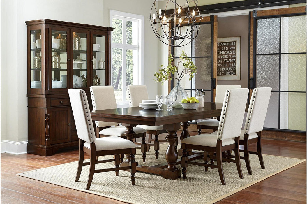 Homelegance Yates Side Chair in Dark Oak (Set of 2) - LasVegasFurnitureOnline.com