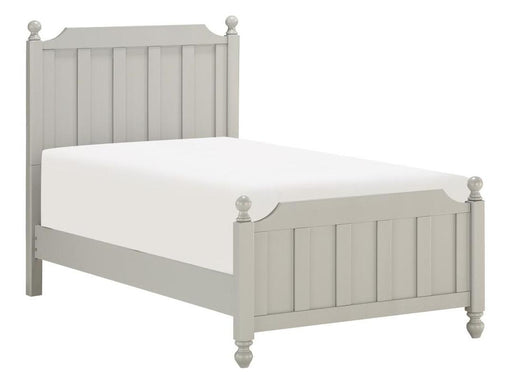 Homelegance Wellsummer Twin Panel Bed in Gray 1803GYT-1* - LasVegasFurnitureOnline.com