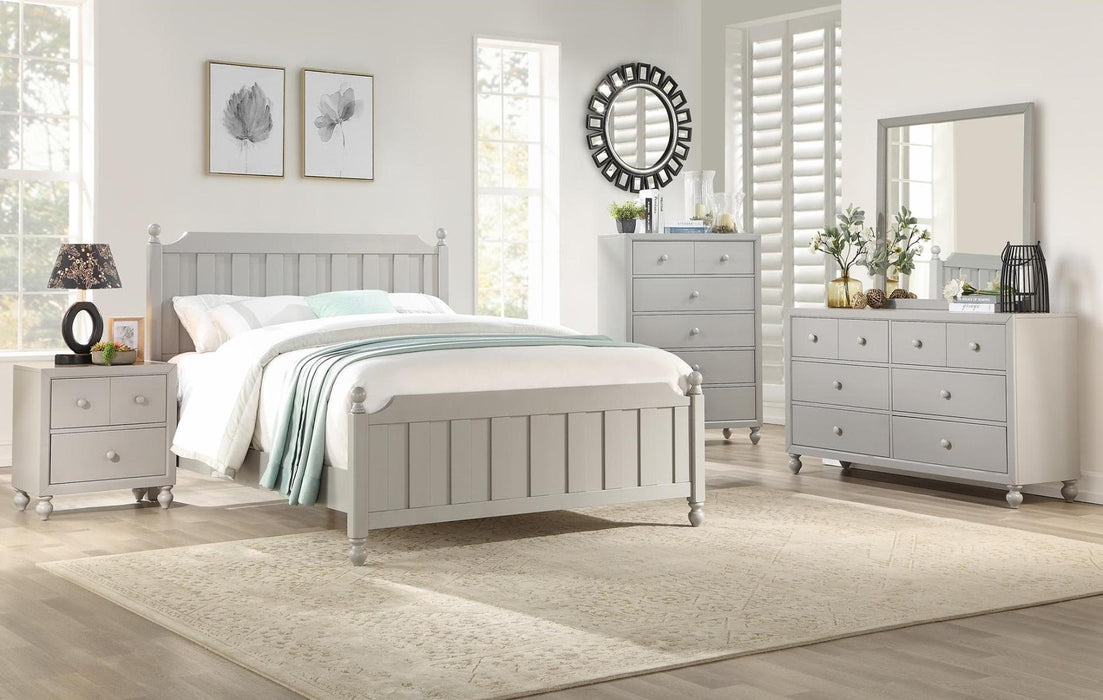 Homelegance Wellsummer Full Panel Bed in Gray 1803GYF-1* - LasVegasFurnitureOnline.com