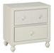 Homelegance Wellsummer 2 Drawer Nightstand in White 1803W-4 - LasVegasFurnitureOnline.com