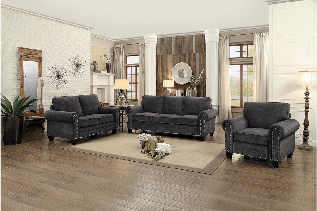 Homelegance Furniture Cornelia Chair in Dark Gray 8216DG-1 - LasVegasFurnitureOnline.com