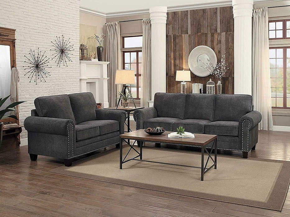Homelegance Furniture Cornelia Sofa in Dark Gray 8216DG-3 - LasVegasFurnitureOnline.com
