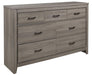 Homelegance Waldorf 7 Drawer Dresser in Dark Gray 1902-5 - LasVegasFurnitureOnline.com