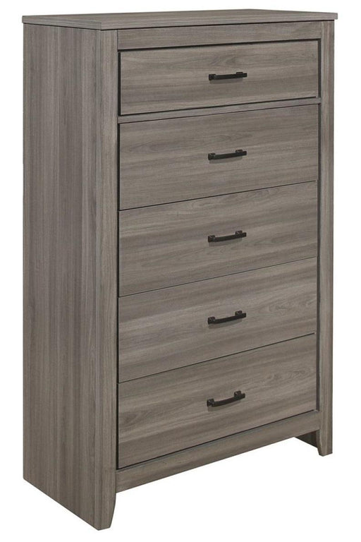 Homelegance Waldorf 5 Drawer Chest in Dark Gray 1902-9 - LasVegasFurnitureOnline.com