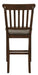 Homelegance Schleiger Counter Height Chair in Dark Brown (Set of 2) - LasVegasFurnitureOnline.com